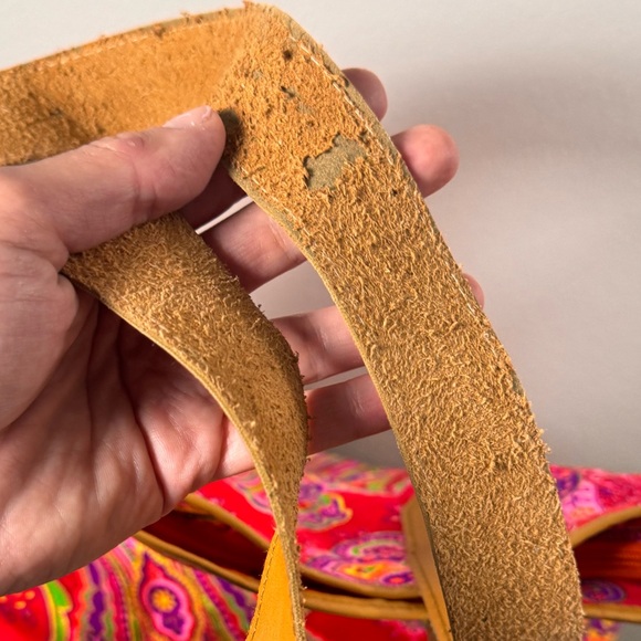 Vintage Vibrant Paisley Print Mod Tote XL - Picture 6 of 13